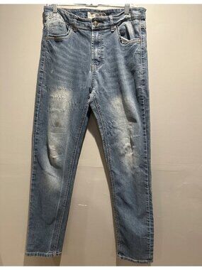 Refinery Republic Men's 34x32 Straight Jeans Grunge Y2K Streetwear utility